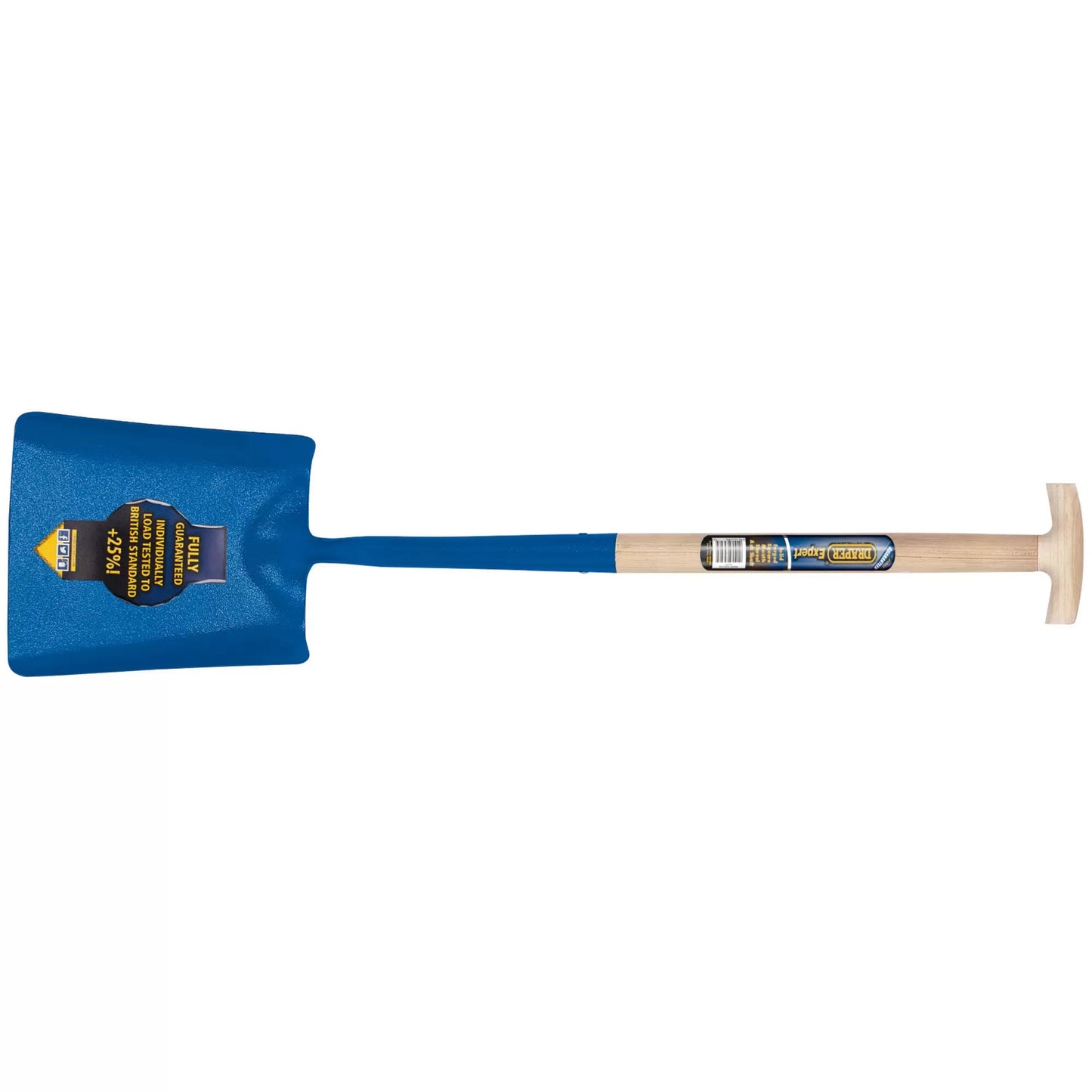 Draper Tools - 10873 - Draper Expert Contractors Square Mouth Shovel with Ash Shaft and T-Handle