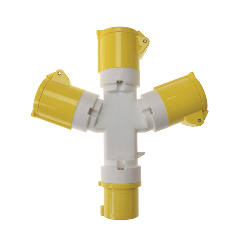 Faithfull 3-Way Splitter 110v FPPSOCK3WAY