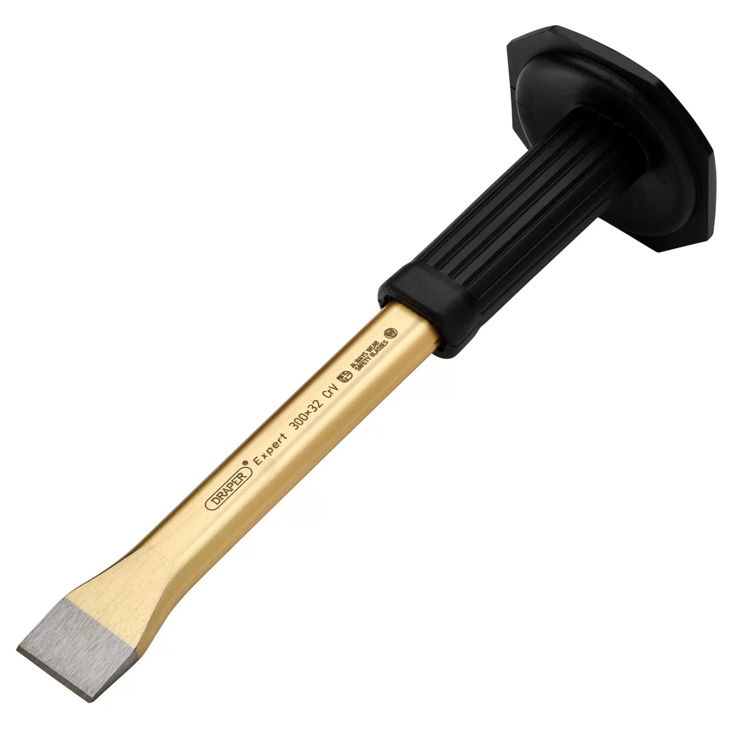 Draper Tools - 11152 - Draper Expert Flat Cold Chisel with Hand Grip, 300 x 32mm
