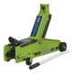 Heavy-Duty Long Reach Trolley Jack 3 Tonne - Green [1153CXHV]