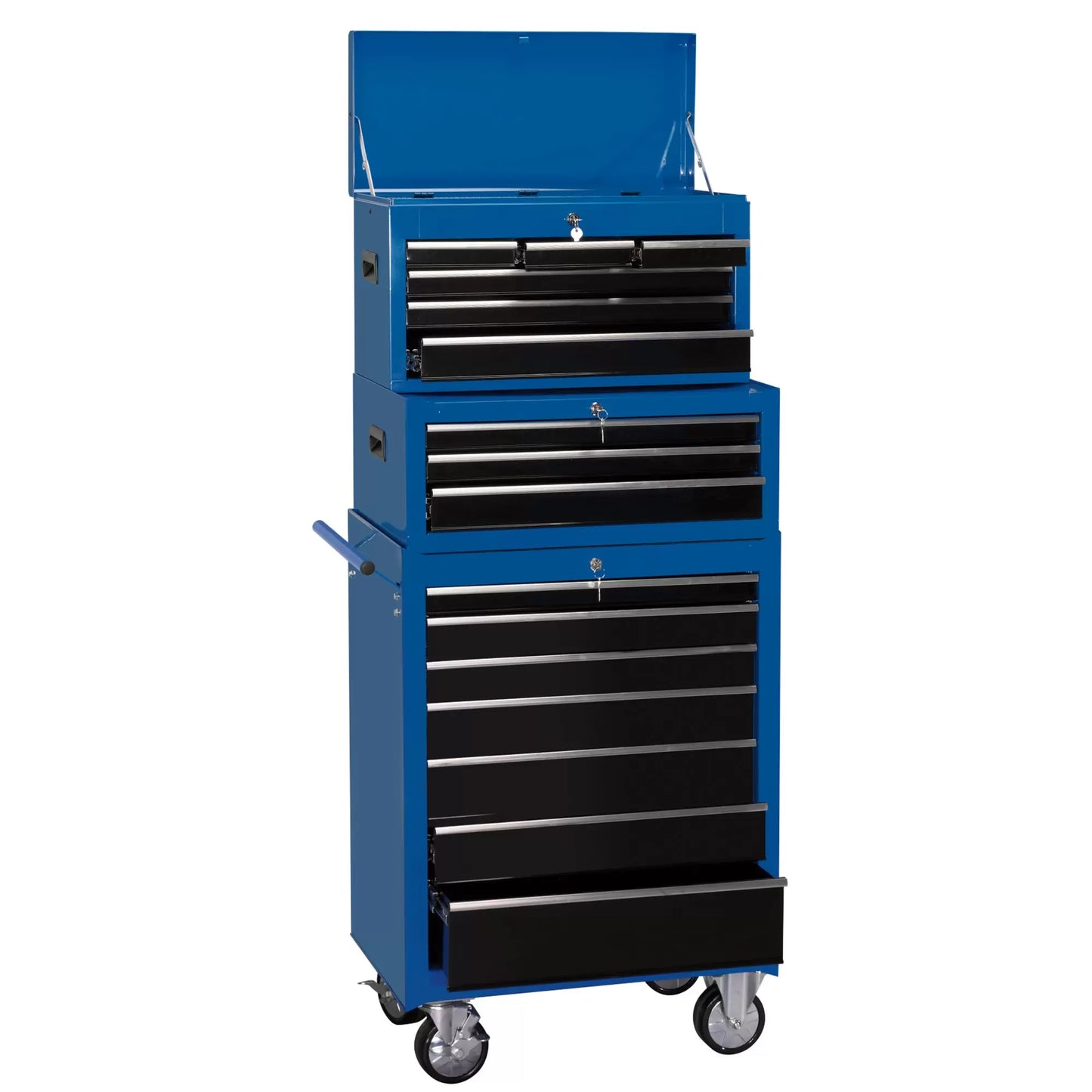 Draper Tools - 11541 - Combination Roller Cabinet and Tool Chest, 16 Drawer, 26"