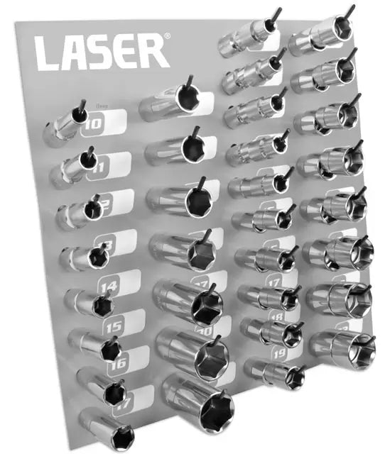 Laser - 1160 - Complete Socket Rack 1/2"D