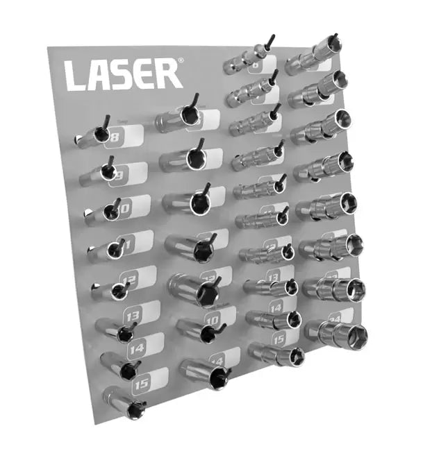 Laser - 1161 - Complete Socket Rack 3/8"D