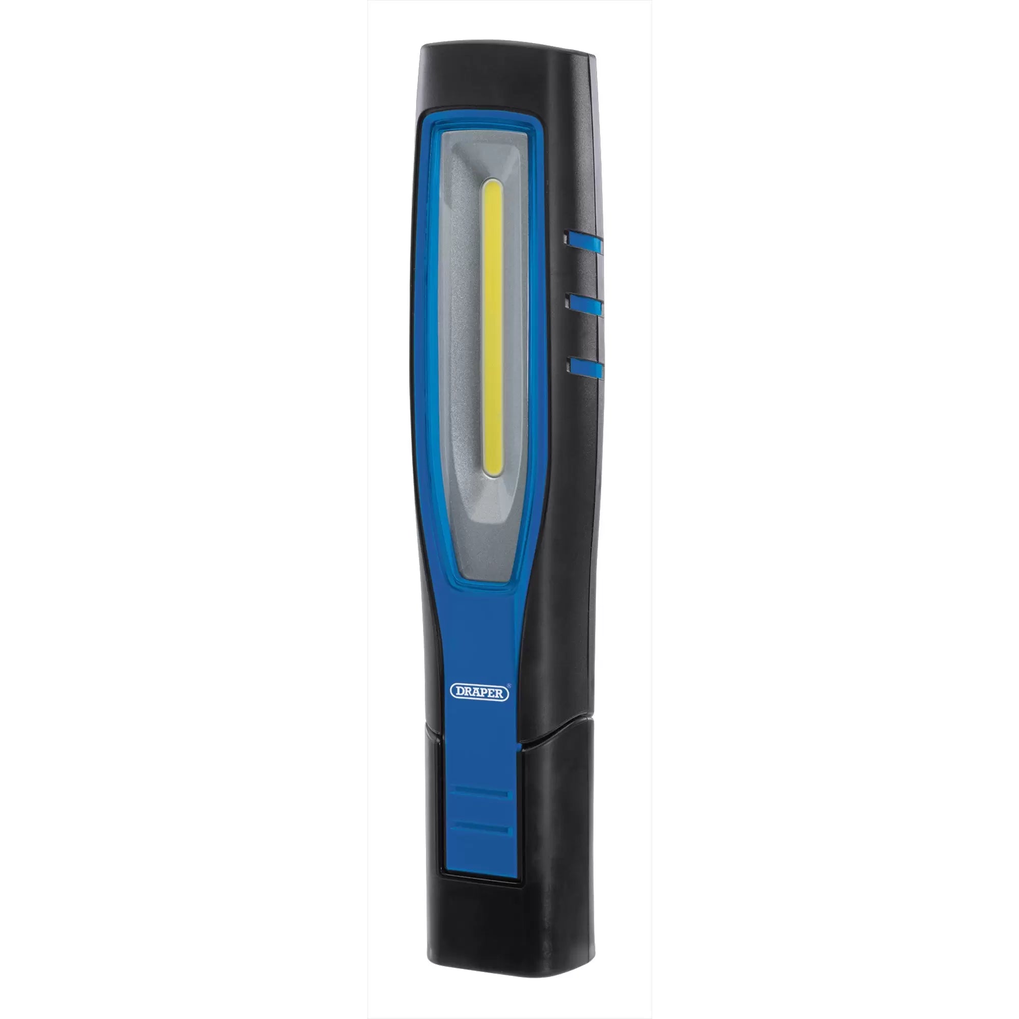 Draper Tools - 11758 - COB/SMD LED Rechargeable Inspection Lamp, 7W, 700 Lumens, Blue, USB-C Cable and USB Plug Supplied