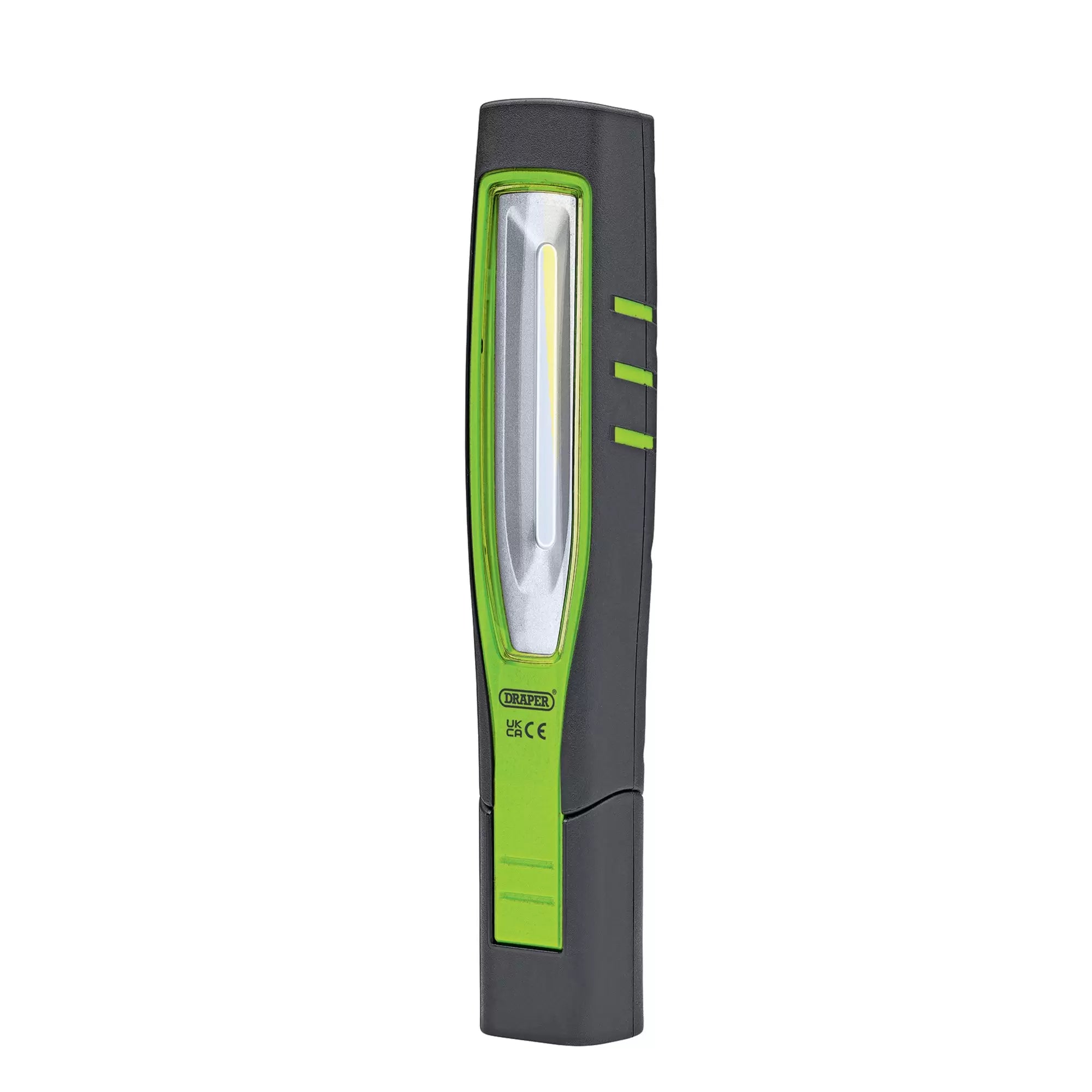 Draper Tools - 11759 - COB/SMD LED Rechargeable Inspection Lamp, 7W, 700 Lumens, Green, 1 x USB Cable Supplied