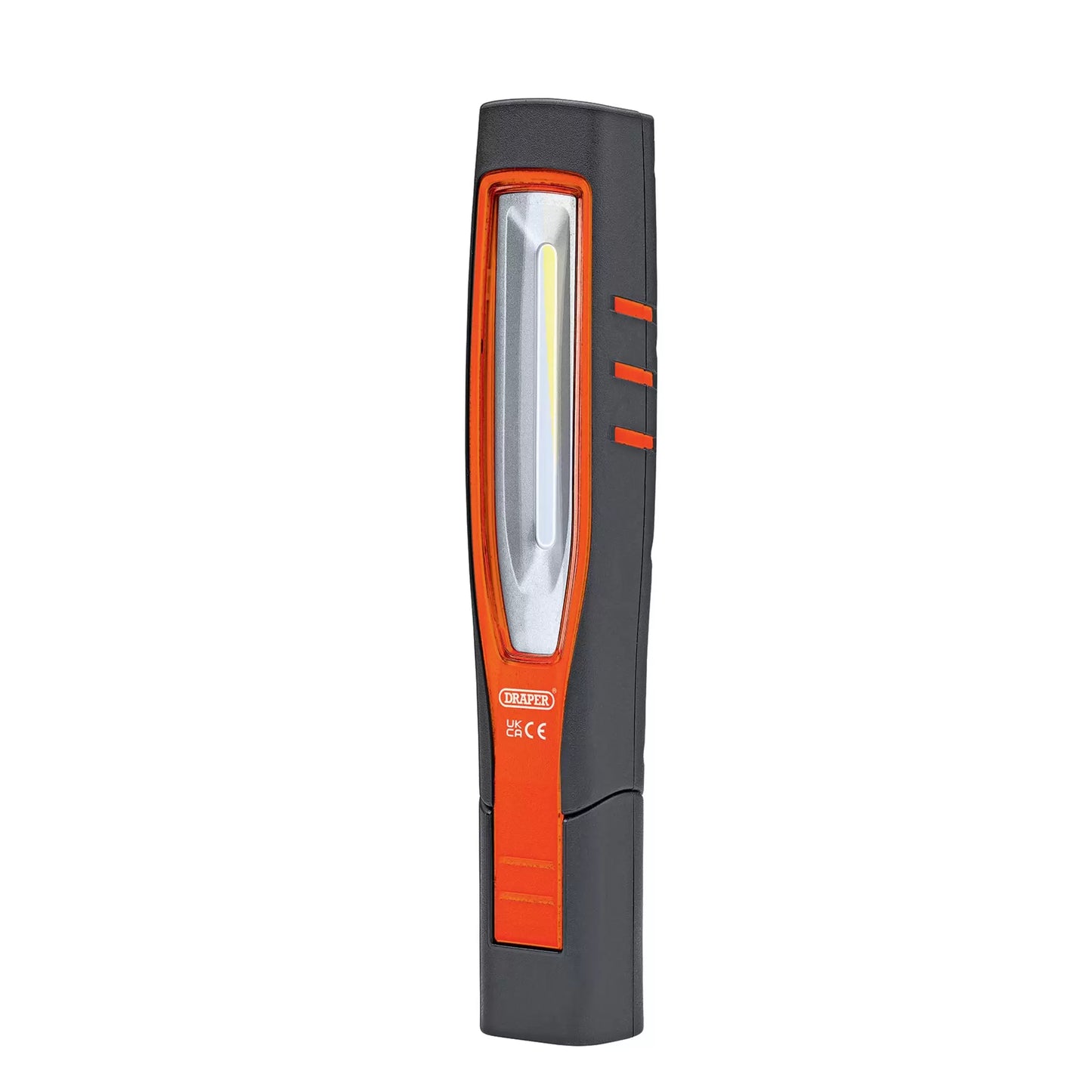 Draper Tools - 11761 - COB/SMD LED Rechargeable Inspection Lamp, 7W, 700 Lumens, Orange, 1 x USB Cable Supplied