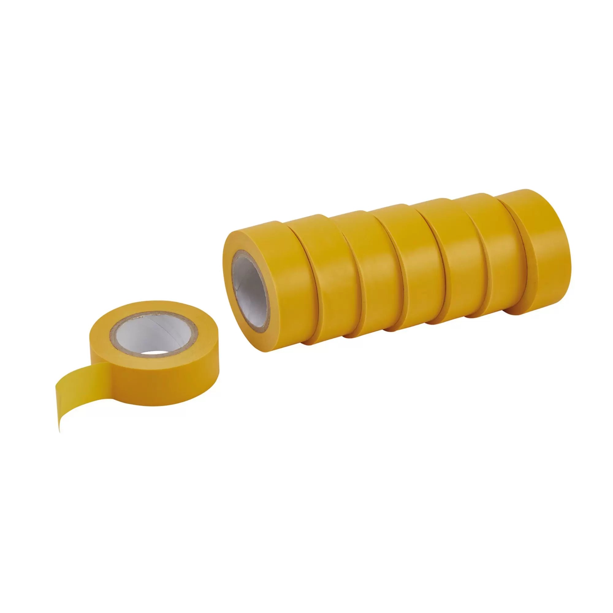 Draper Tools - 11913 - Draper Expert Insulation Tape to BSEN60454/Type2, 10m x 19mm, Yellow (Pack of 8)