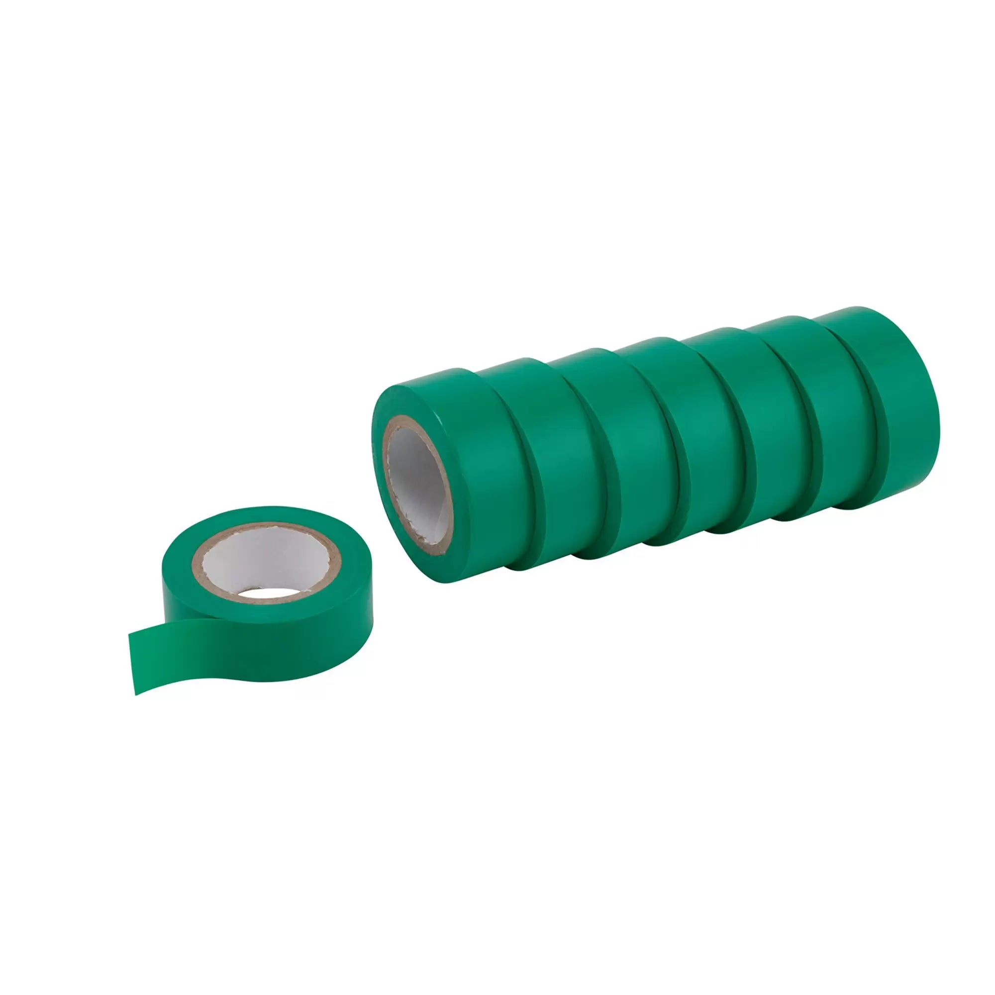 Draper Tools - 11914 - Draper Expert Insulation Tape to BSEN60454/Type2, 10m x 19mm, Green (Pack of 8)