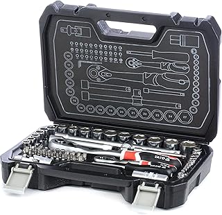 Yato Socket Set 1/4" & 1/2" Drive – 72-Piece Set YT‑38782