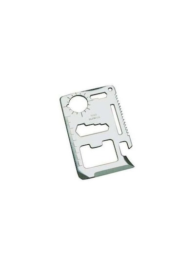Generic - 11-In-1 Stainless Steel Survival Tool Kit Silver