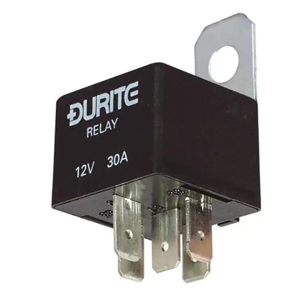 Durite 0-727-56 - Relay Mini Make/Break Twin Terminal 40 amp 12 volt bg10