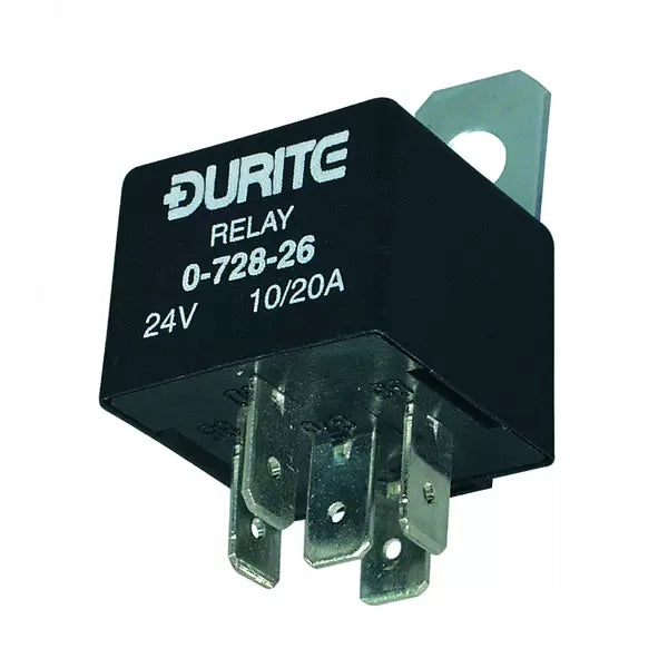Durite 3-728-32 - Relay Mini Change Over 15/20 amp 24 volt bg100
