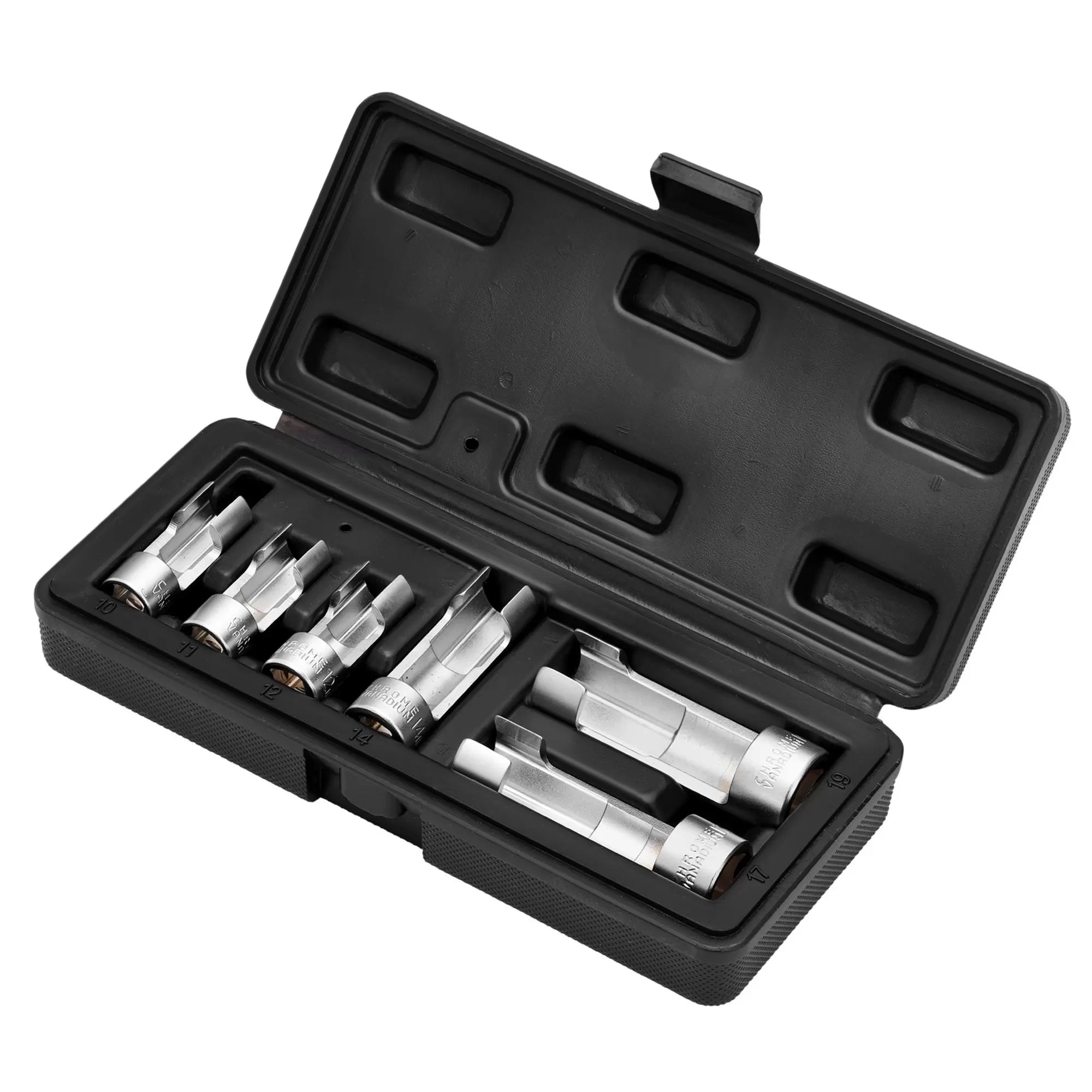 Draper Tools - 12401 - Temperature Sensor Socket Set, 1/2" and 3/8" Sq. Dr. (6 Piece)