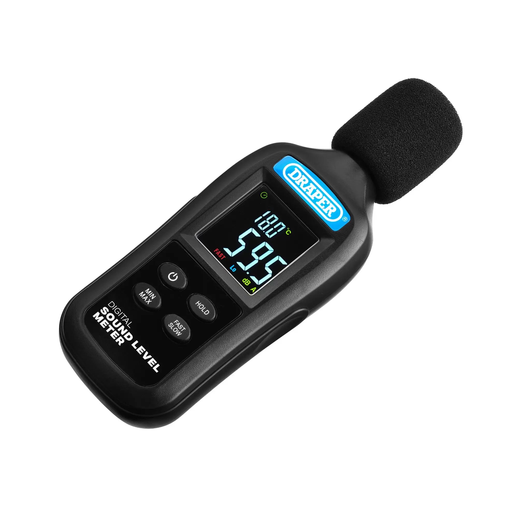 Draper Tools - 12442 - Handheld Digital Sound Level Meter, 35-135dB and -20 to +70&deg;C
