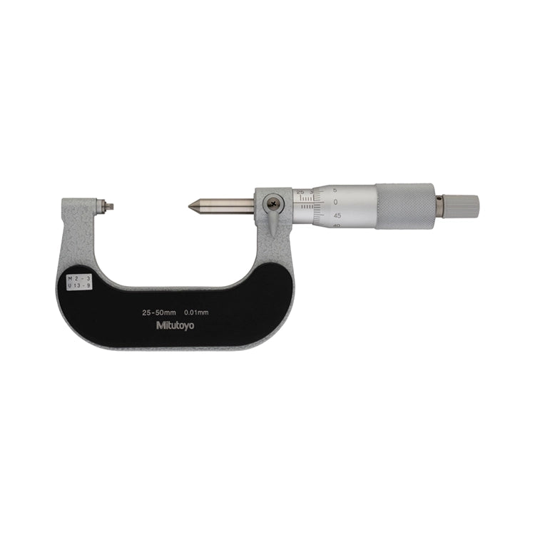 Mitutoyo 125-109 Screw Thread Micrometer 25–50mm – 2–3mm / 13–9 TPI