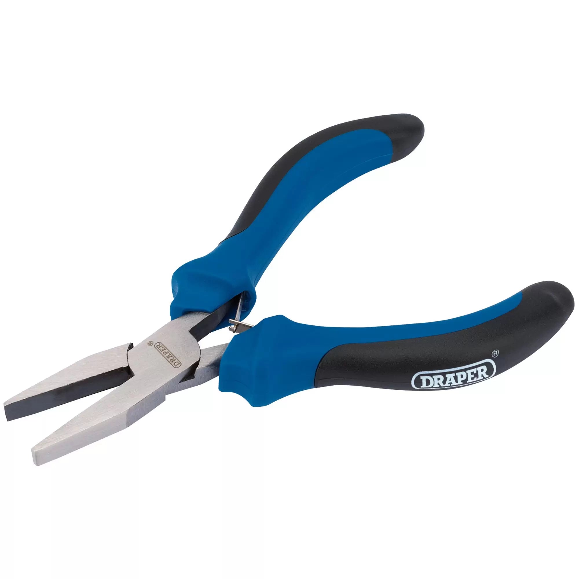 Draper Tools - 12536 - Soft Grip Flat Nose Mini Pliers, 115mm