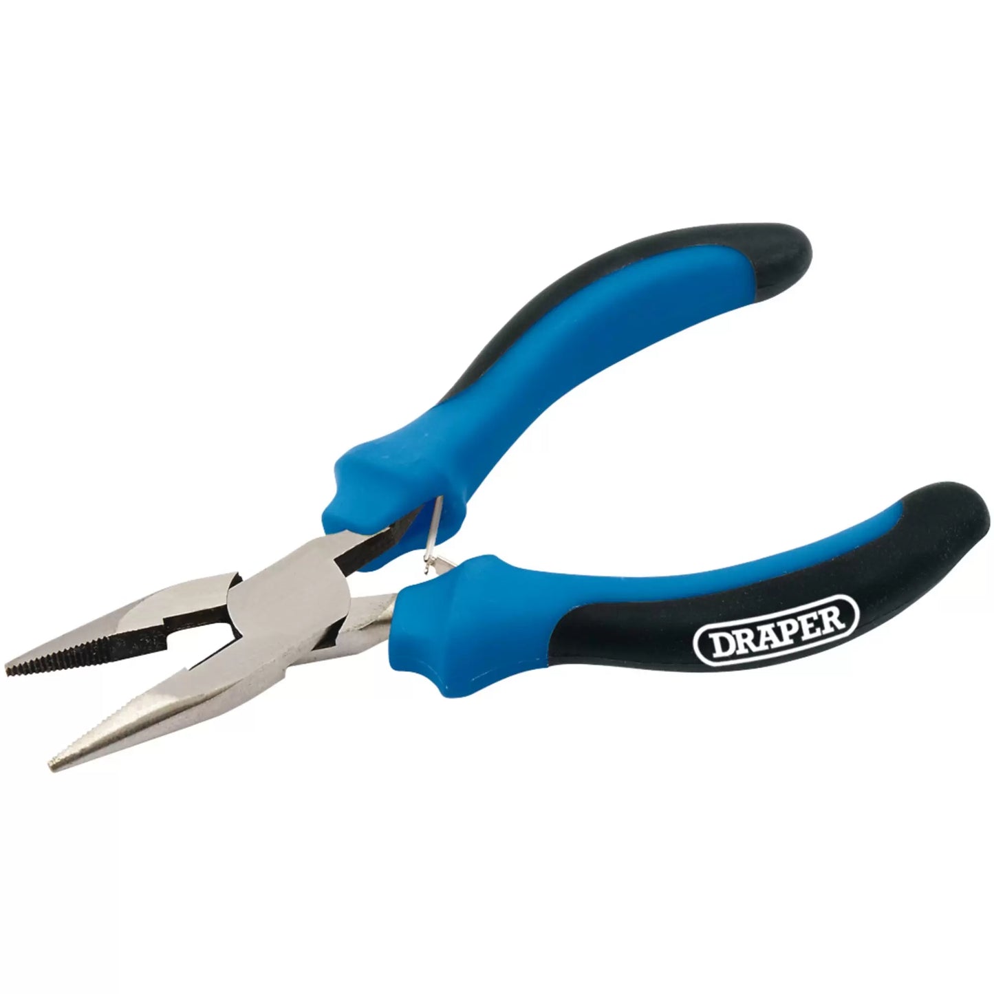 Draper Tools - 12538 - Soft Grip Long Nose Mini Pliers, 125mm