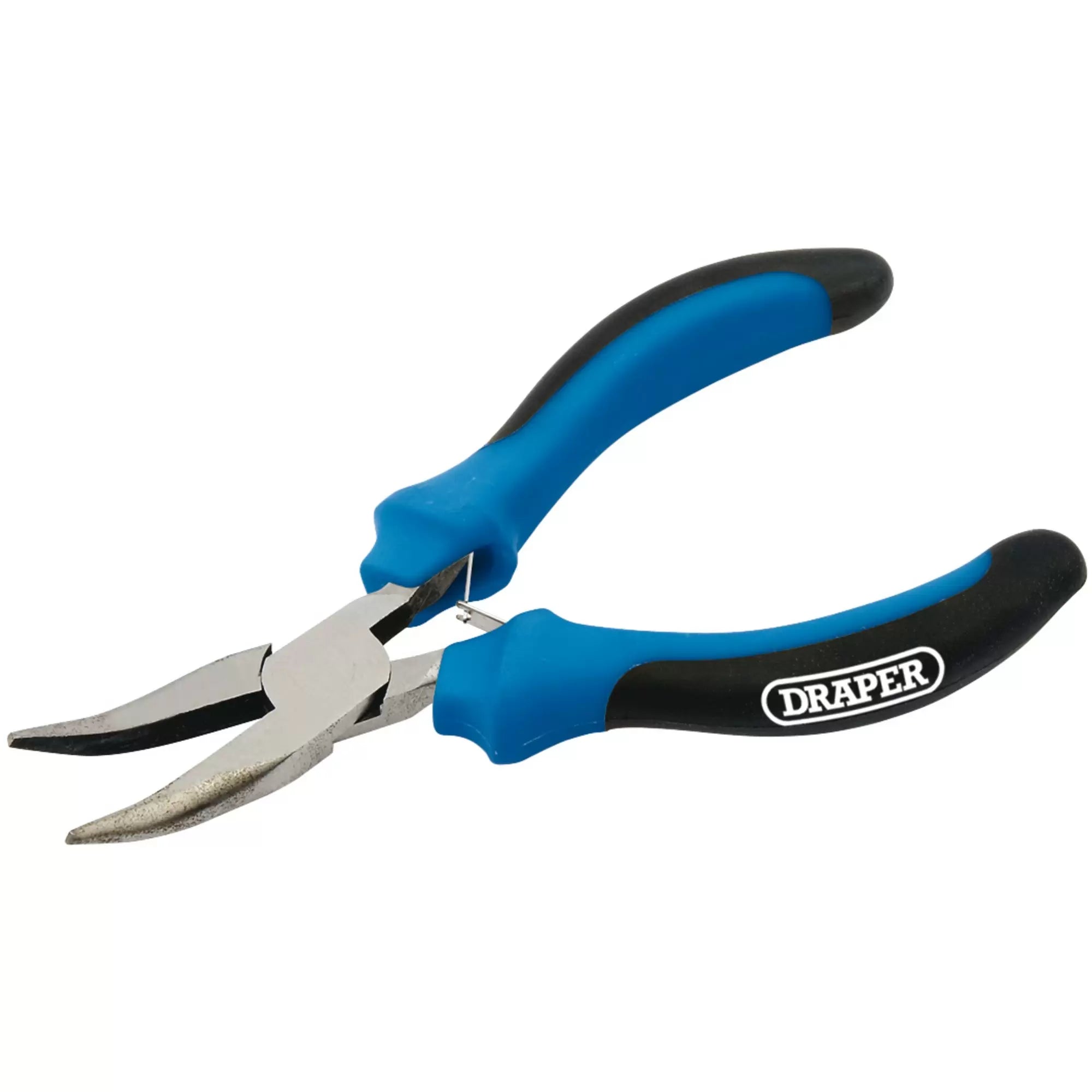 Draper Tools - 12540 - Soft Grip Bent Nose Mini Pliers, 125mm
