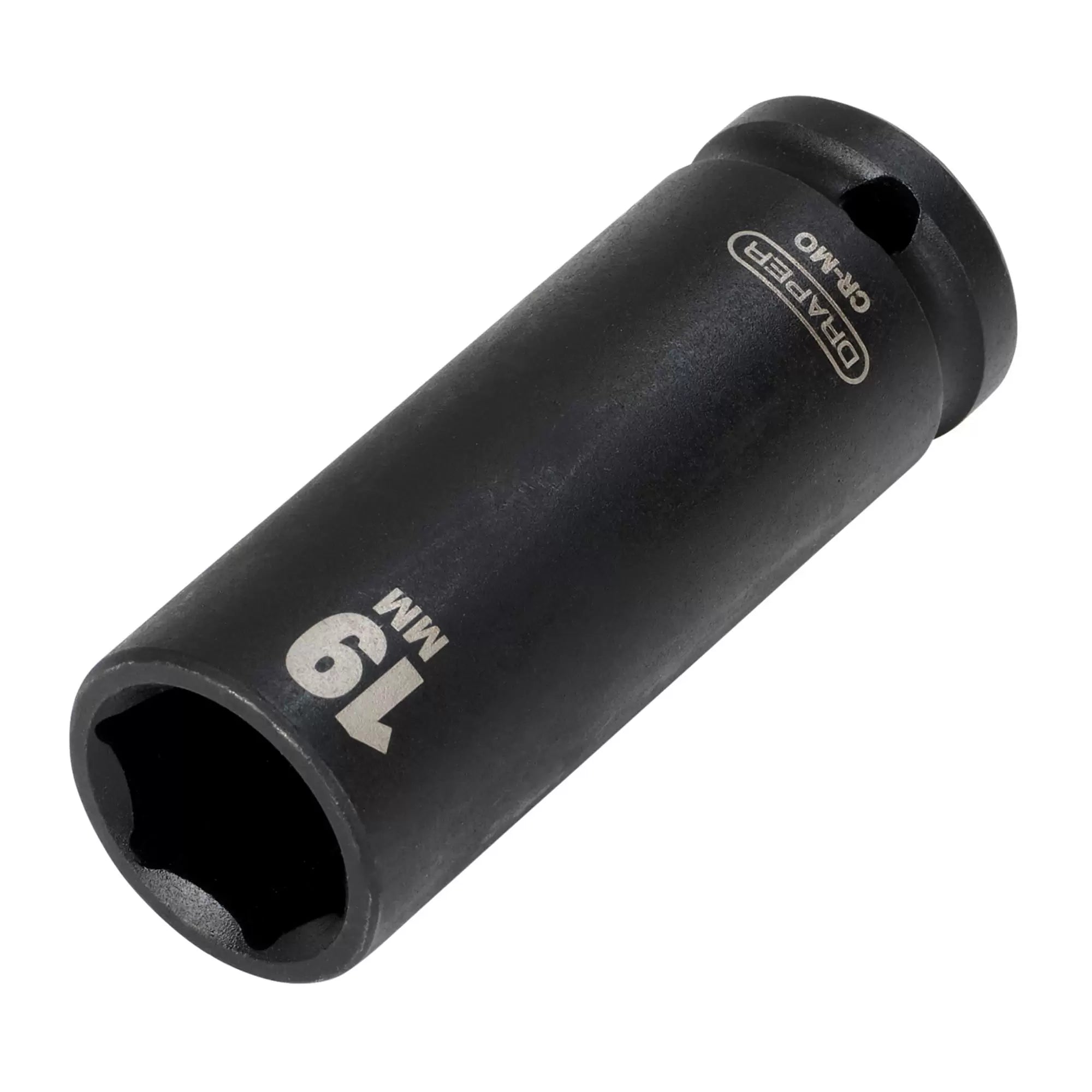 Draper Tools - 12744 - Draper HI-TORQ® Deep Impact Socket, 1/2" Sq. Dr., 19mm