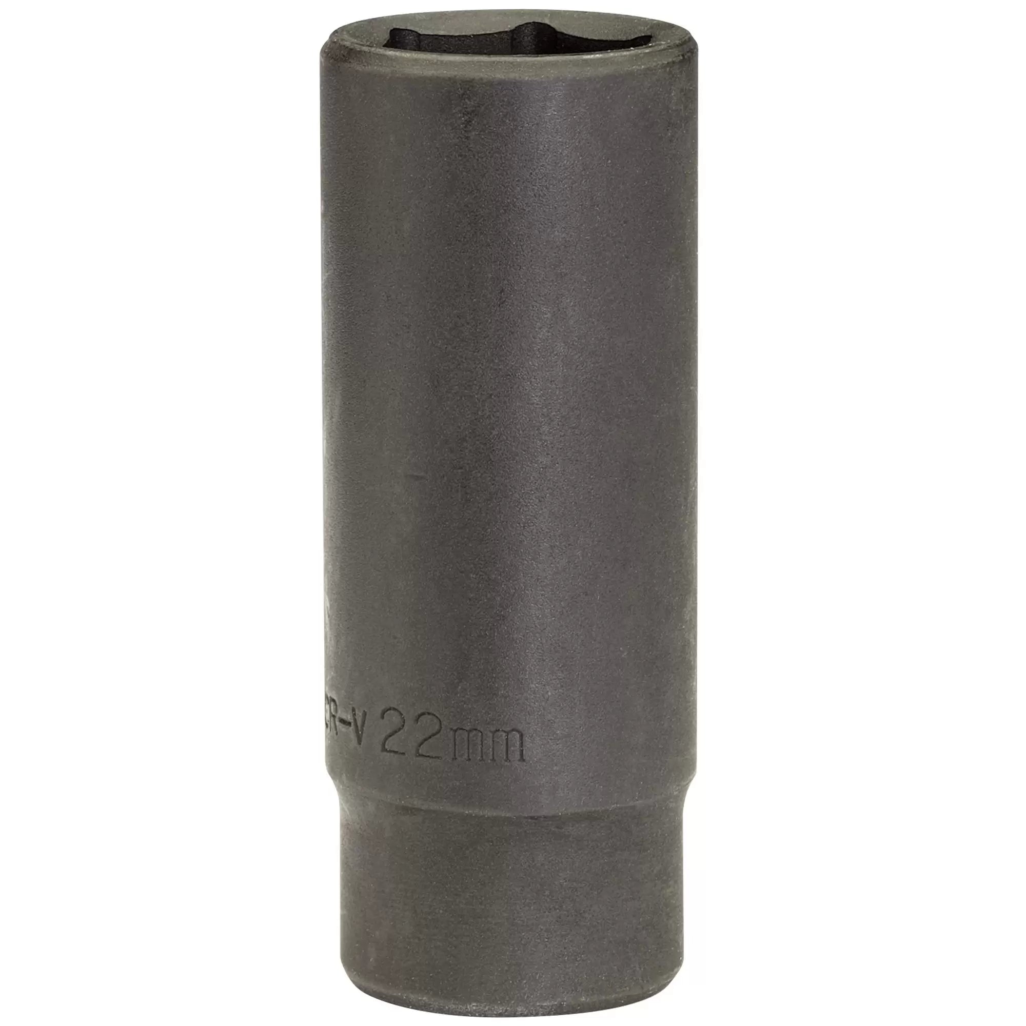 Draper Tools - 12745 - Draper HI-TORQ® Deep Impact Socket, 1/2" Sq. Dr., 22mm