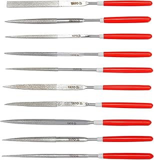 Yato YT-6144 Diamond Needle File Set – 10 Pieces, 50mm