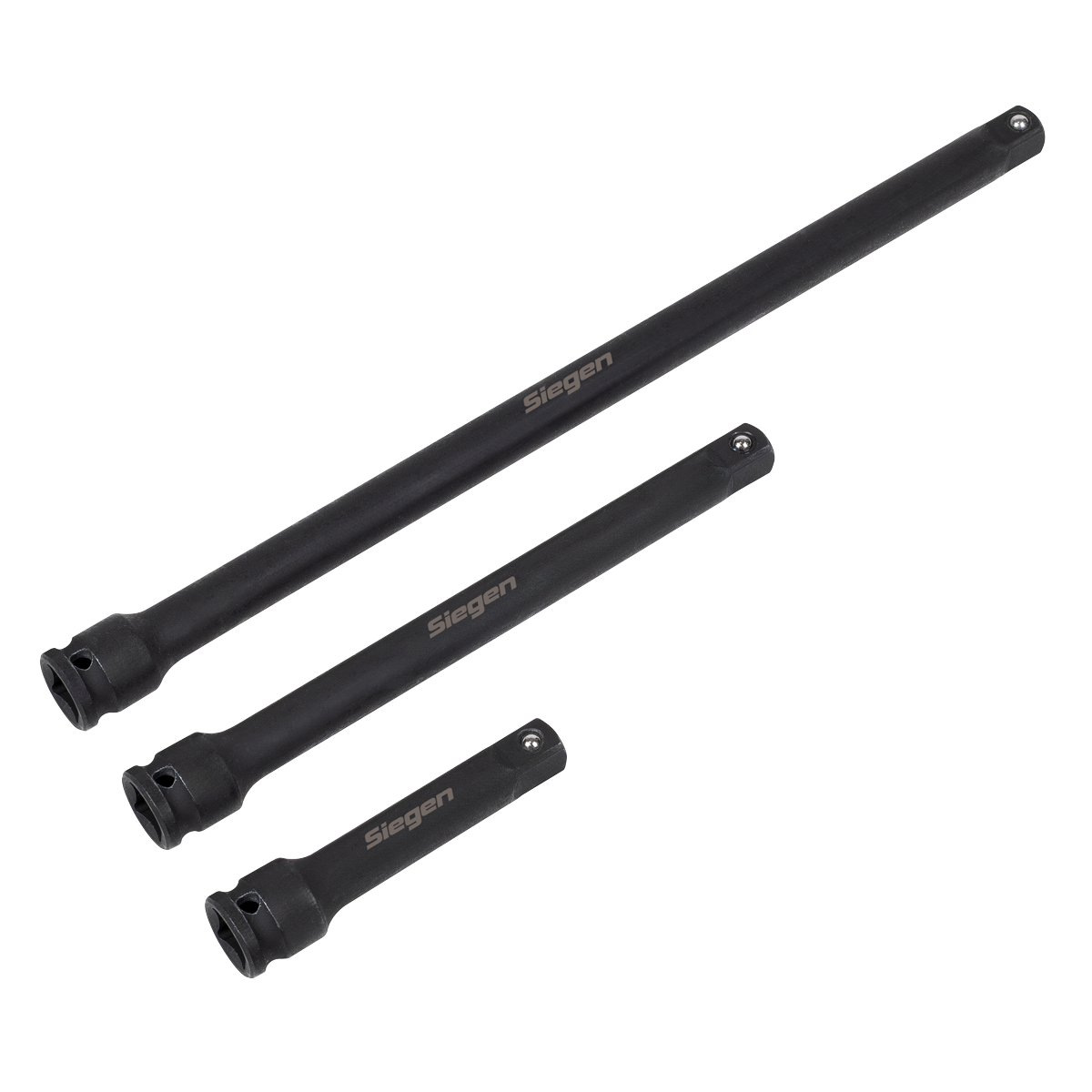 Siegen Impact Extension Bar Set 3/8"Sq Drive 3pc [S01321]