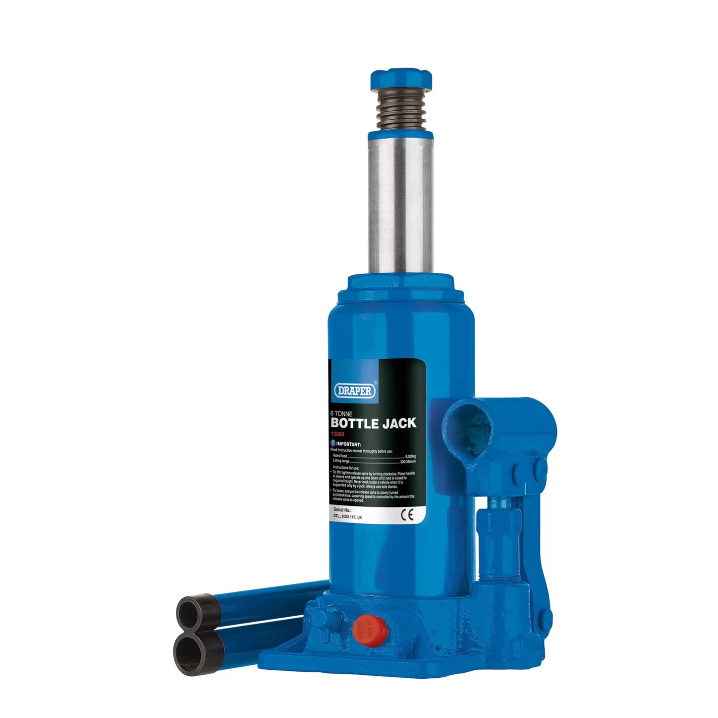Draper Tools - 13069 - Hydraulic Bottle Jack, 6 Tonne