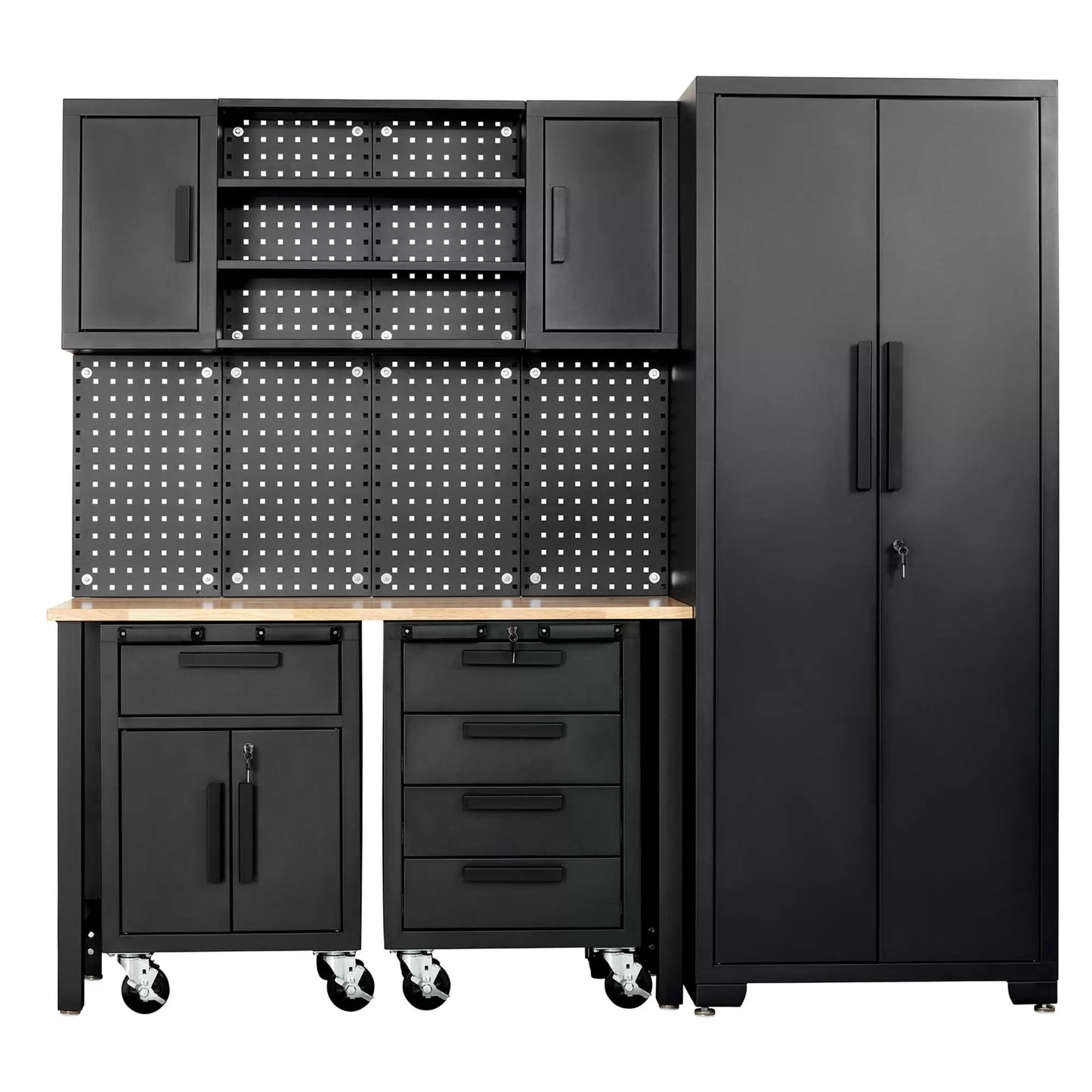 Draper Tools - 13269 - Single Garage Workstation with Roller Cabinets