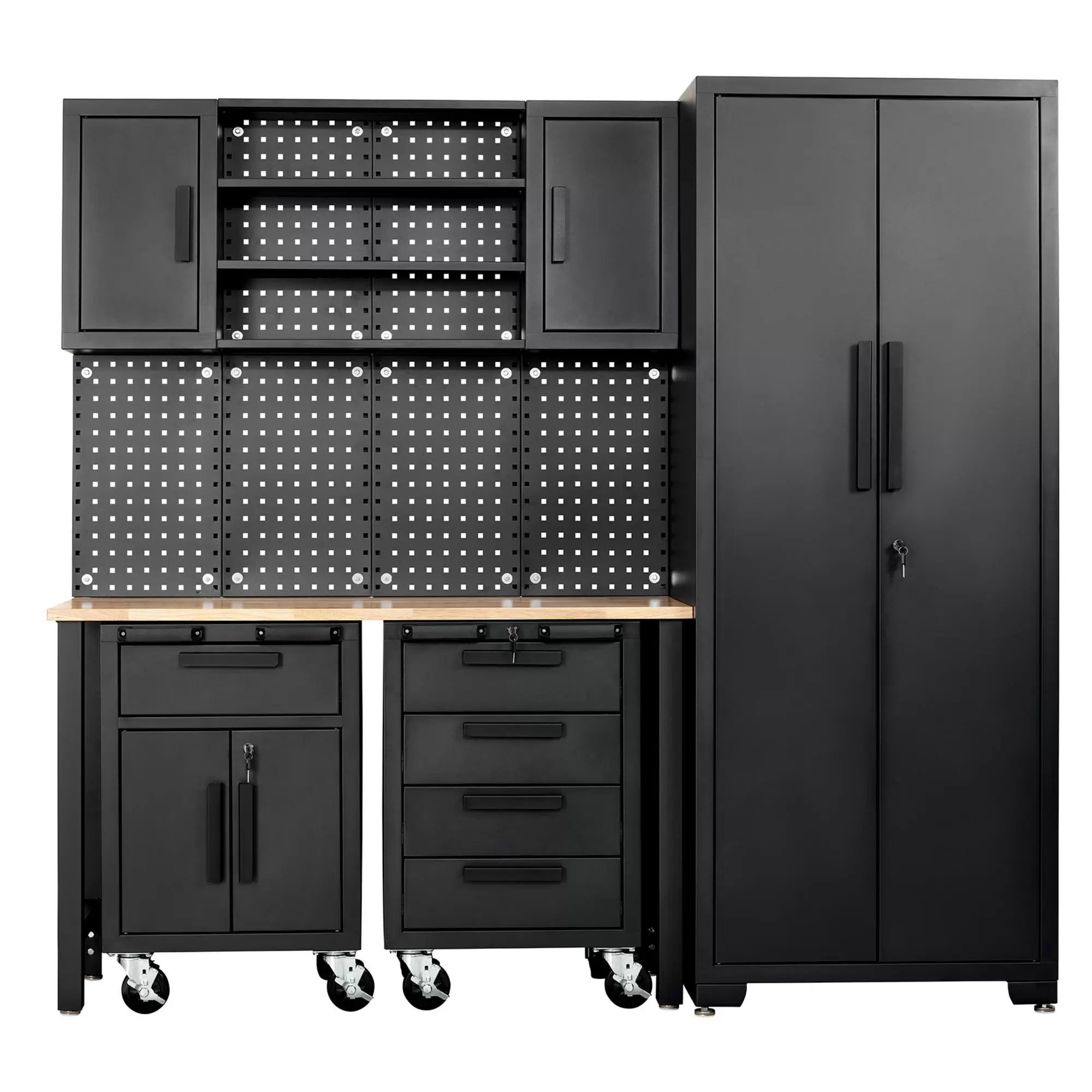 Draper Tools - 13269 - Single Garage Workstation with Roller Cabinets