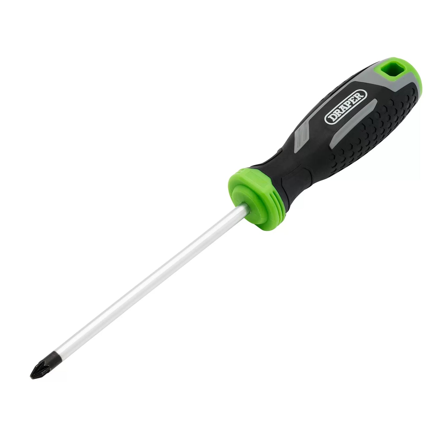 Draper Tools - 13372 - Pozi Soft Grip Screwdriver, PZ2 x 125mm