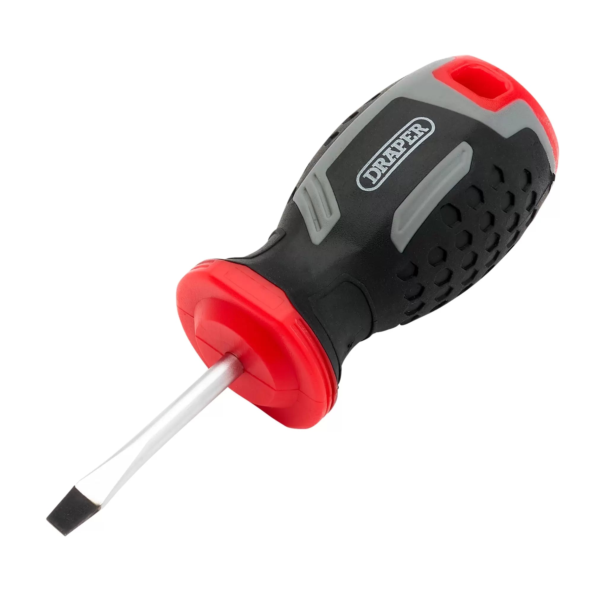 Draper Tools - 13379 - Slotted Soft Grip Screwdriver, SL4 x 38mm