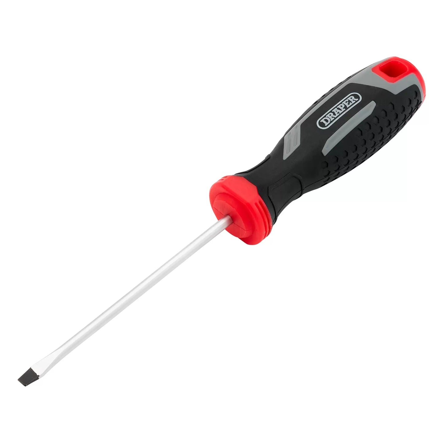 Draper Tools - 13386 - Slotted Soft Grip Screwdriver, SL4 x 100mm