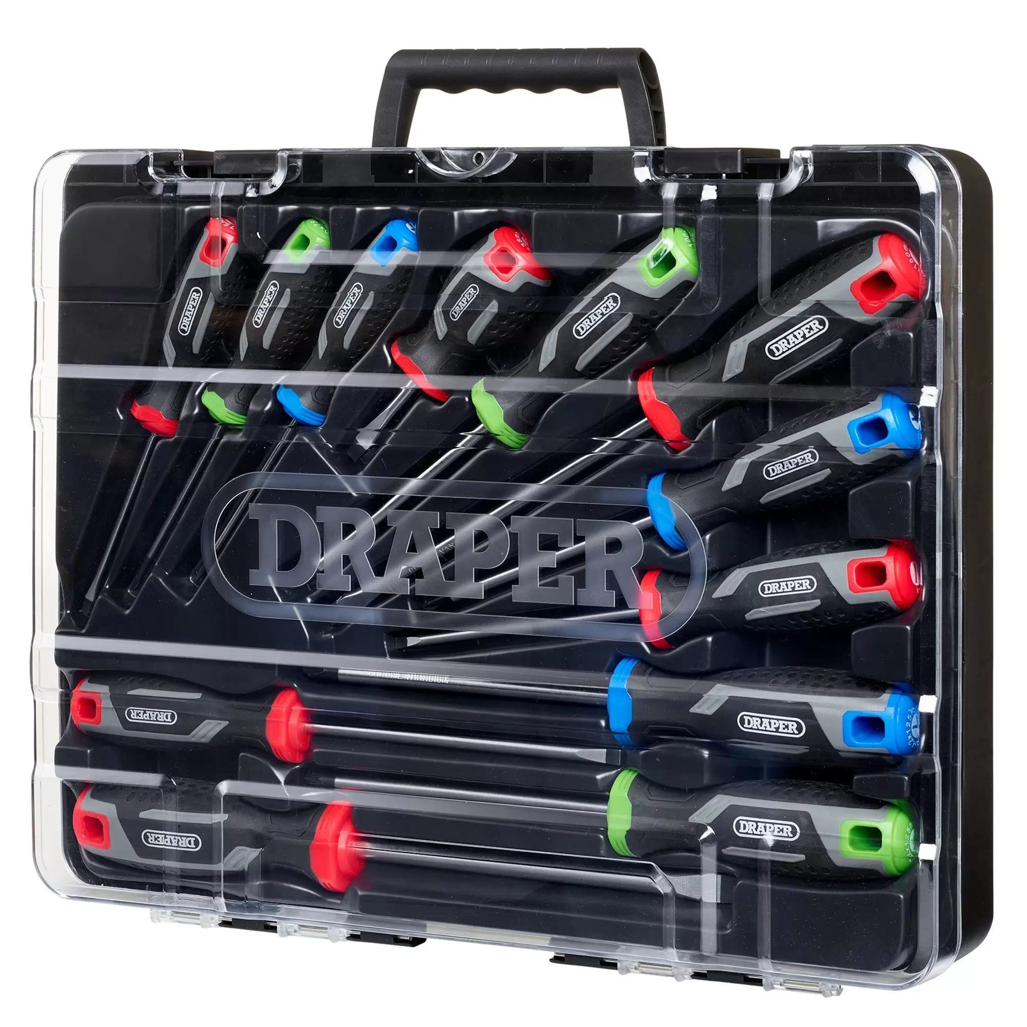Draper Tools - 13436 - Soft Grip Screwdriver Set (12 Piece)