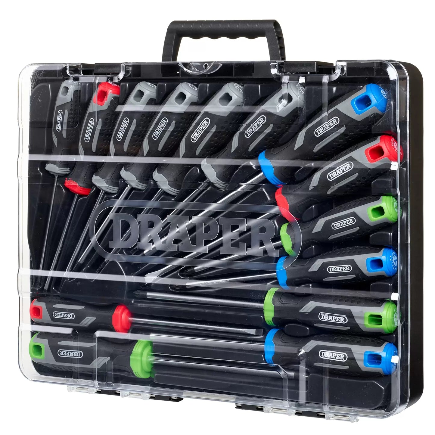 Draper Tools - 13437 - Soft Grip Screwdriver Set with Draper TX-STAR® (14 Piece)