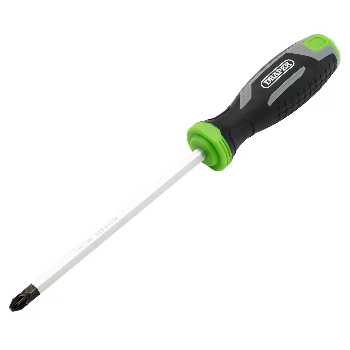 Draper Tools - 13454 - Pound Thru Pozi Soft Grip Screwdriver, PZ3 x 150mm