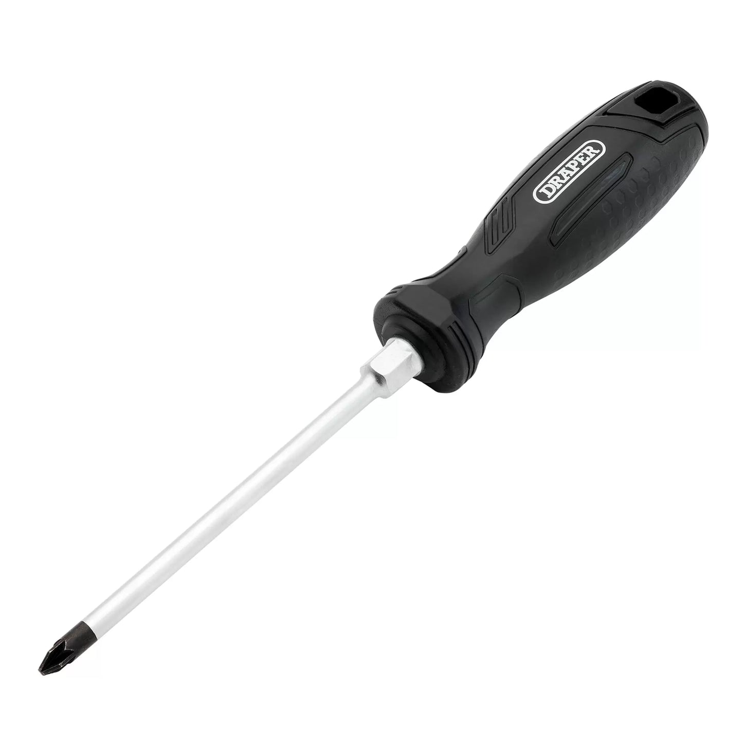 Draper Tools - 13516 - Pozi Hard Grip Screwdriver, PZ2 x 125mm
