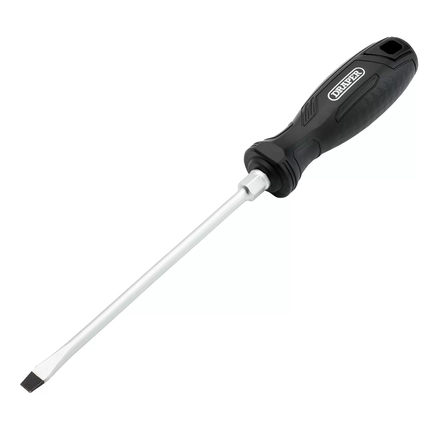 Draper Tools - 13542 - Slotted Hard Grip Screwdriver, 6.5 x 150mm