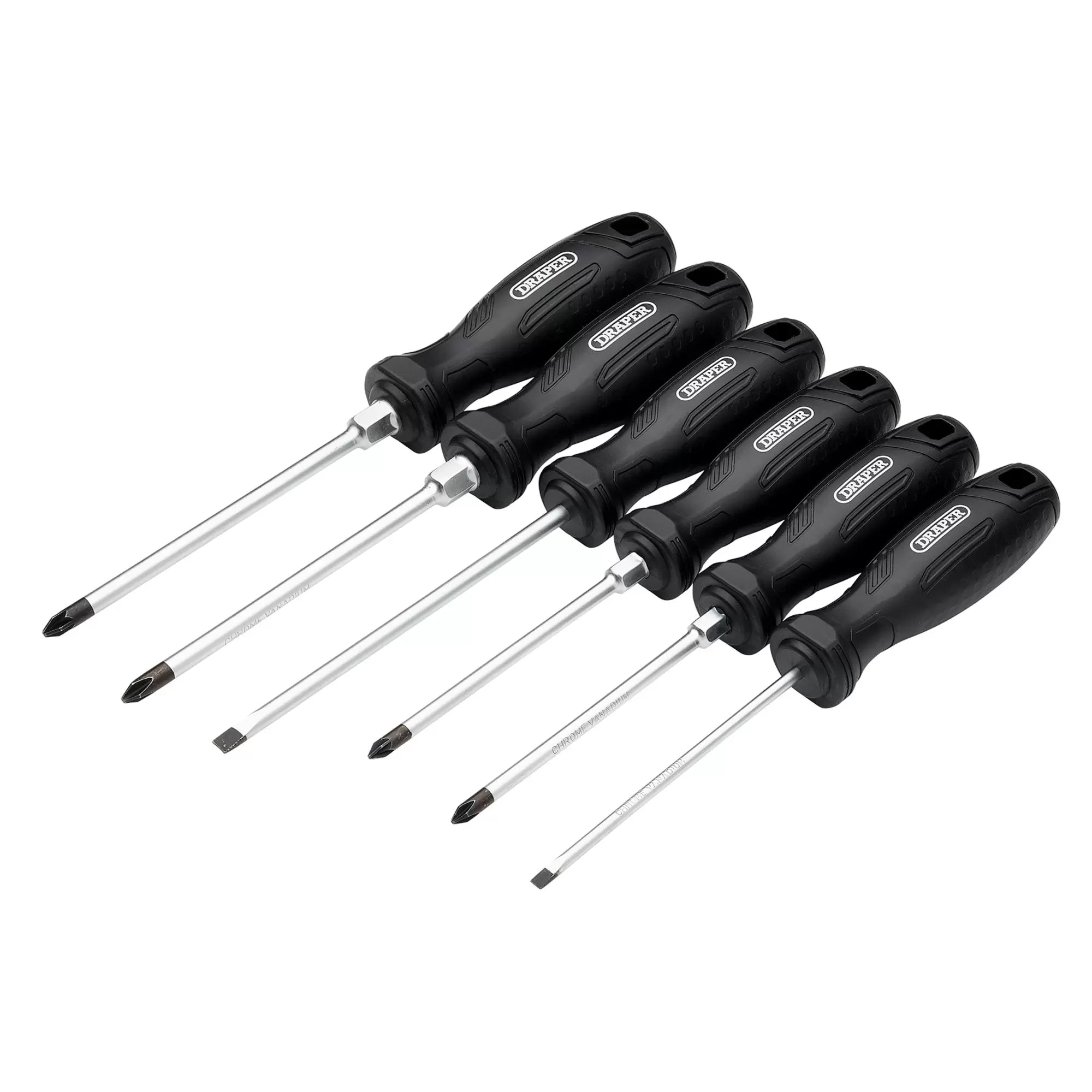 Draper Tools - 13582 - Hard Grip Screwdriver Set (6 Piece)