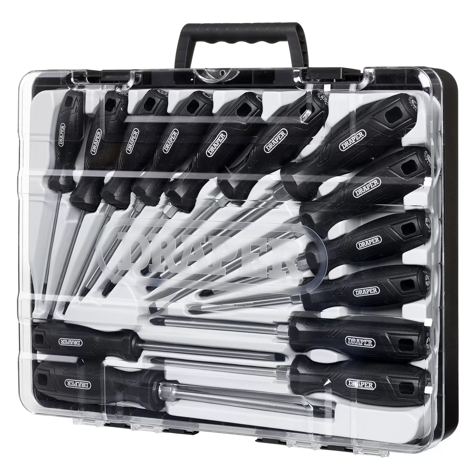 Draper Tools - 13588 - Hard Grip Screwdriver Set with Draper TX-STAR® (14 Piece)