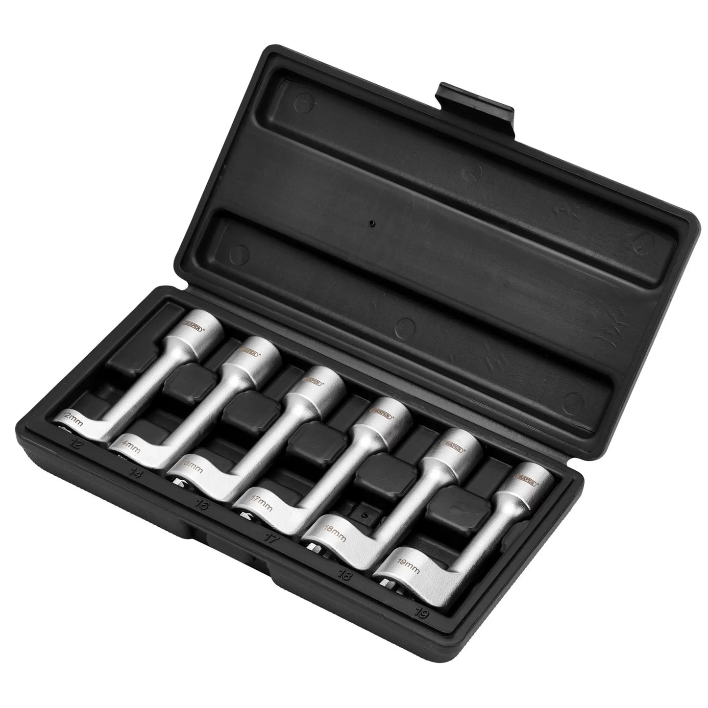 Draper Tools - 13603 - Diesel Injector Line Socket Set, 1/2" Sq. Dr. (6 Piece)