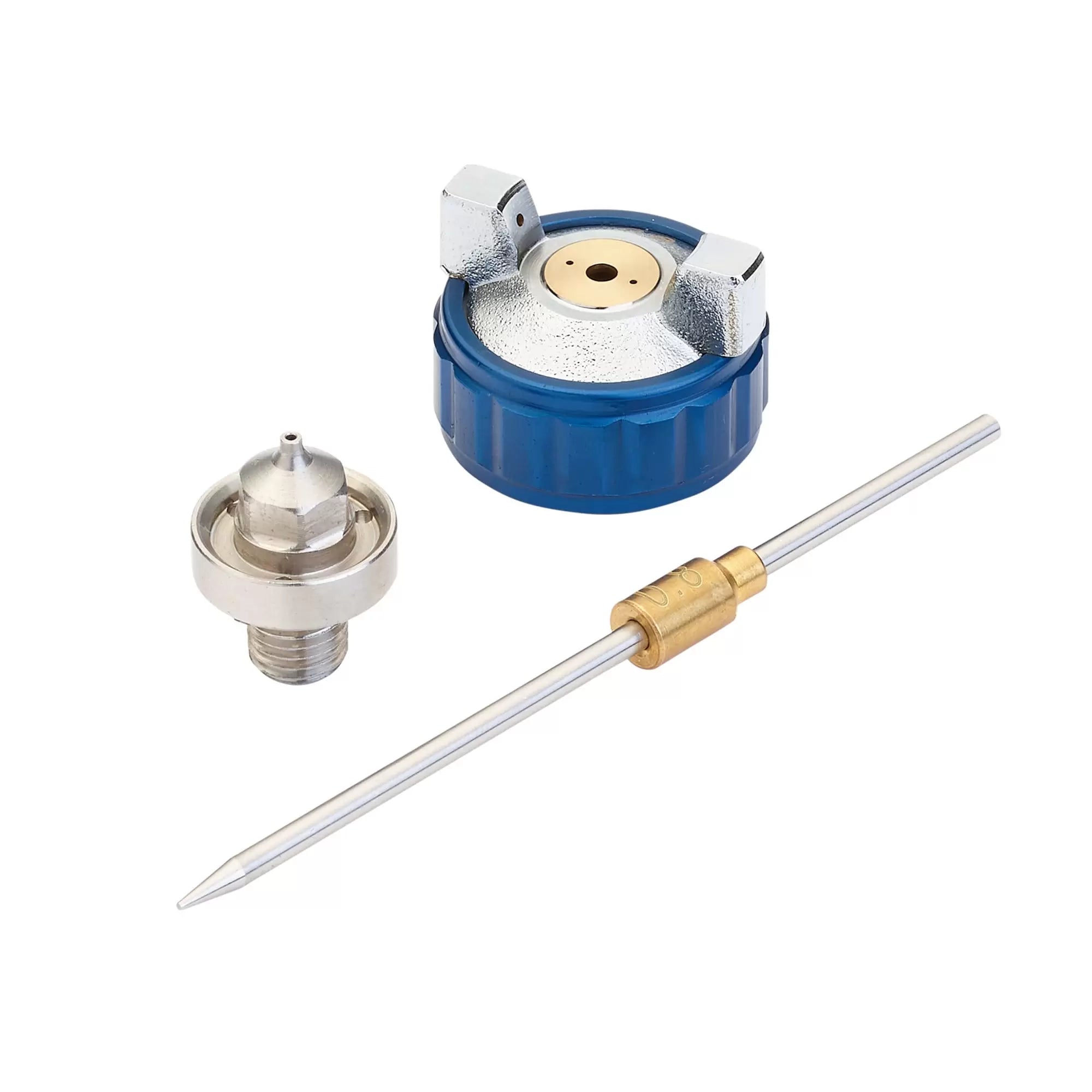 Draper Tools - 13836 - Spare 0.8mm Nozzle, Needle and Cap Set for Spray Guns 09708 and 09709