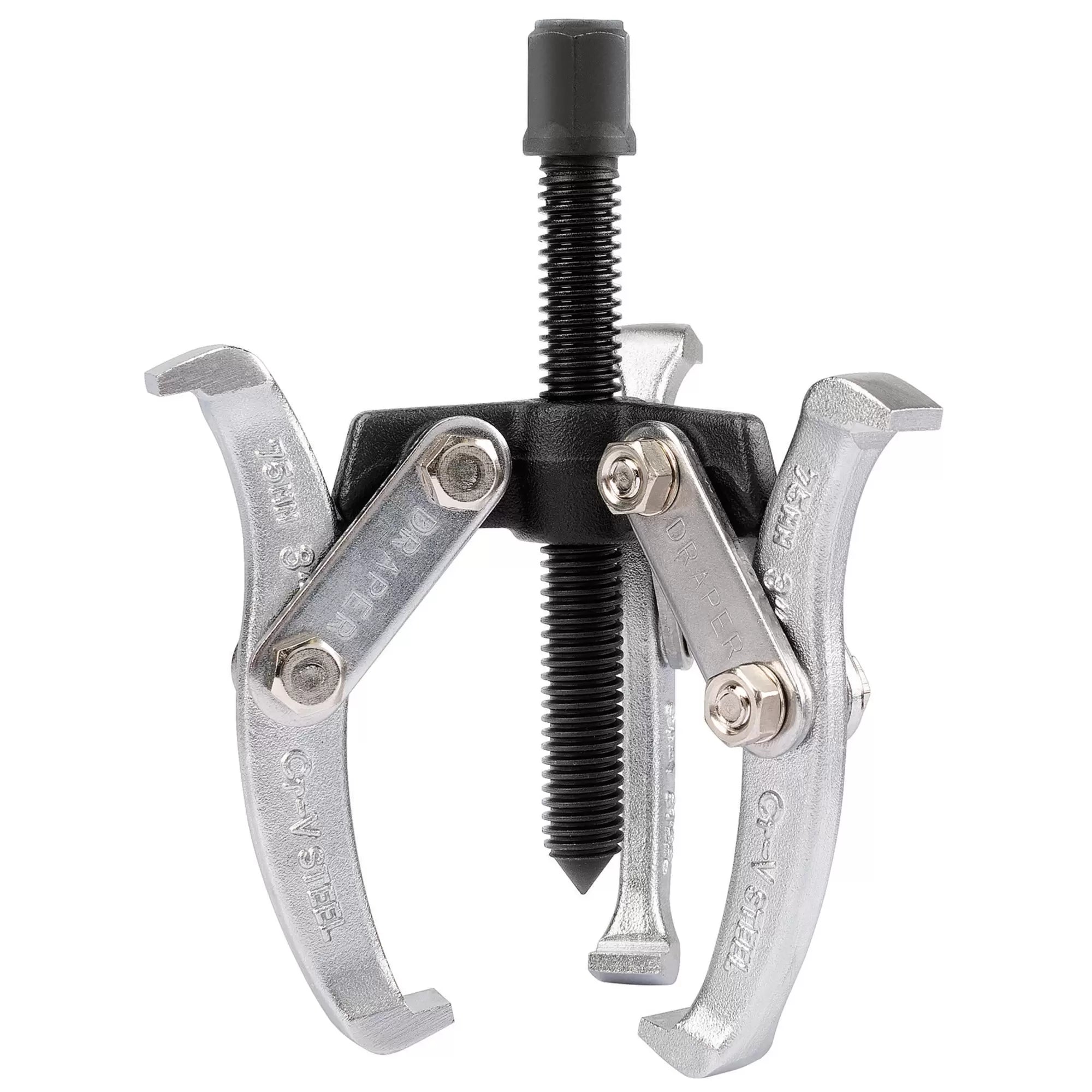Draper Tools - 13908 - Triple Leg Reversible Puller, 65mm Reach x 75mm Spread