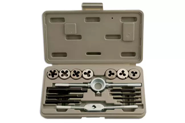 Laser - 1398 - Metric Tap & Die Set 16pc