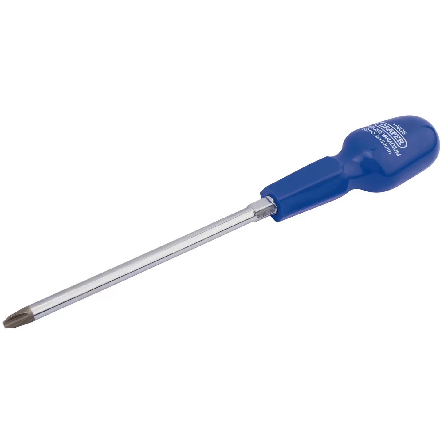 Draper Tools - 14085 - Cross Slot Cabinet Pattern Screwdriver, No.3 x 150mm