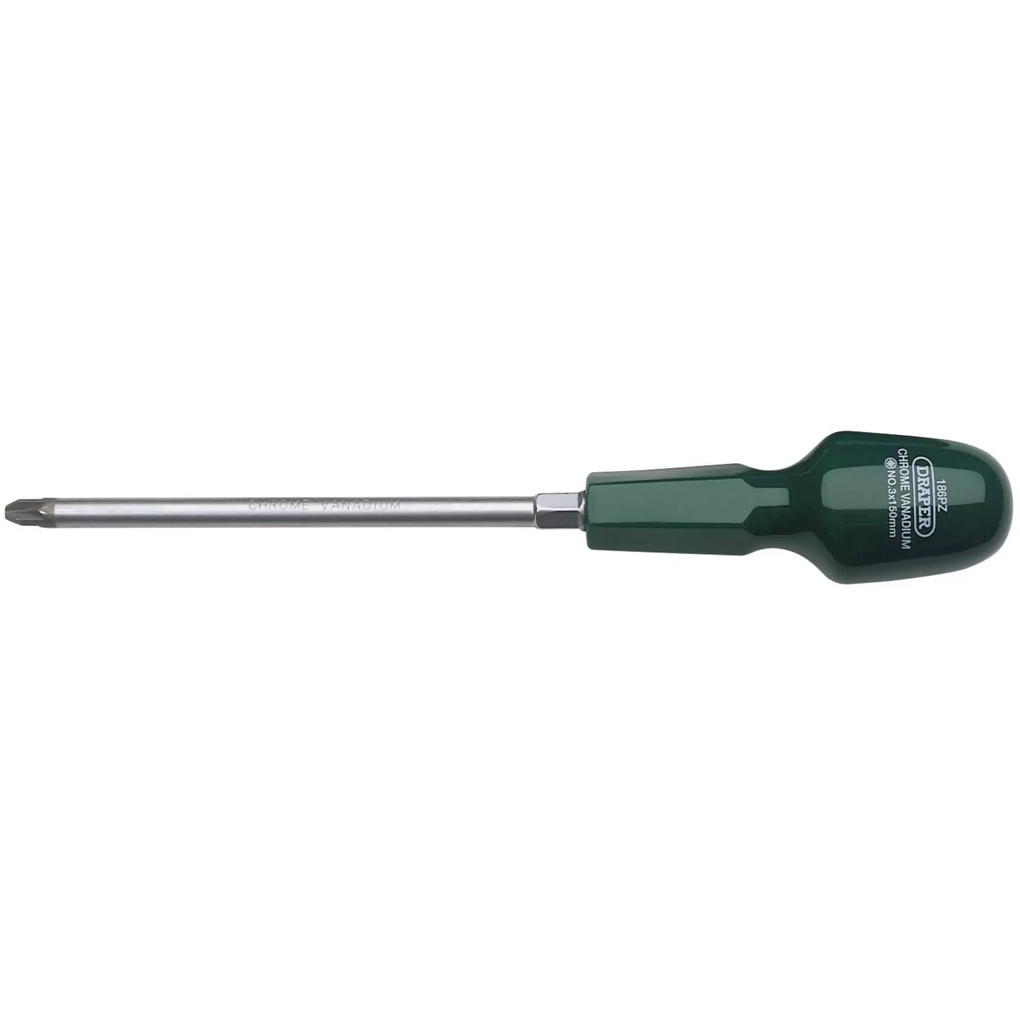 Draper Tools - 14088 - PZ Type Cabinet Pattern Screwdriver, No.3 x 150mm