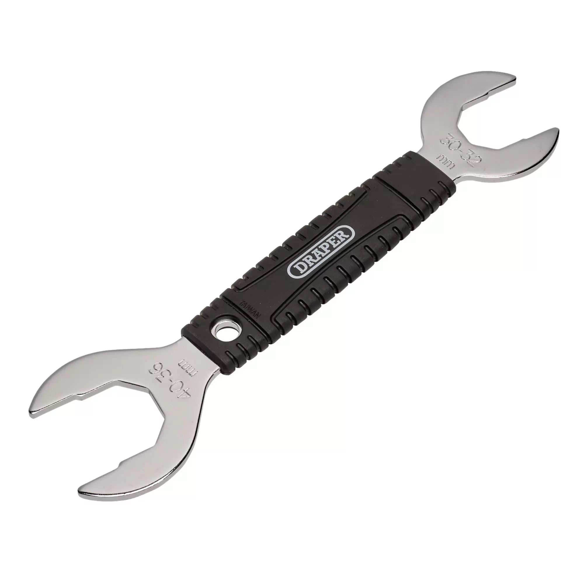 Draper Tools - 14167 - Dual-Ended Bicycle Headset Wrench, 30/32/36/40mm