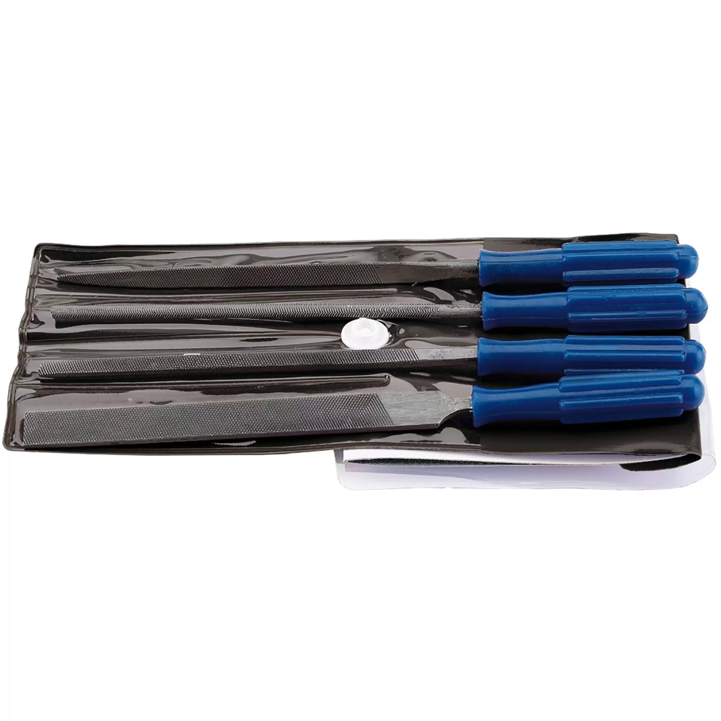 Draper Tools - 14184 - Warding File Set with Handles, 100mm (4 Piece)