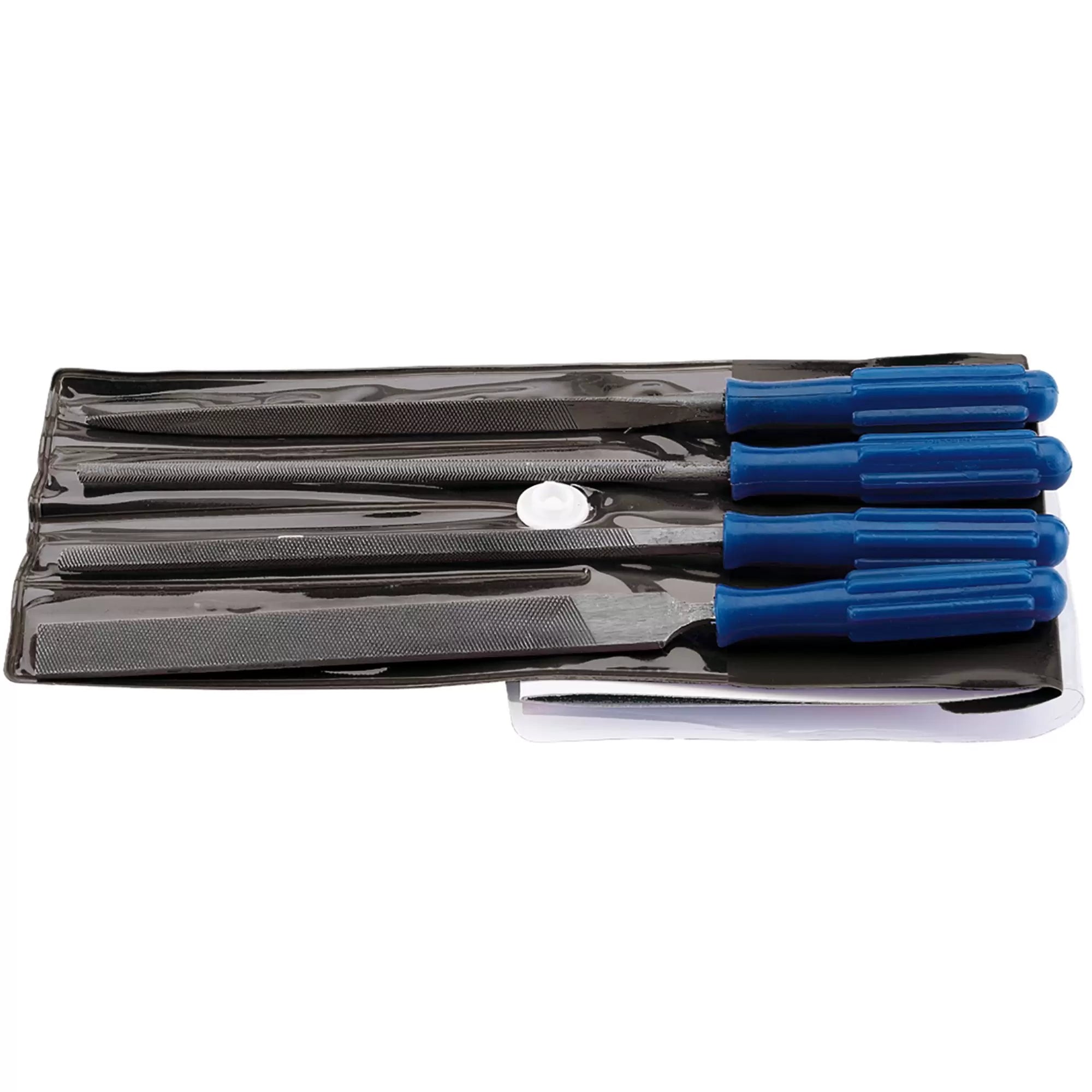 Draper Tools - 14184 - Warding File Set with Handles, 100mm (4 Piece)