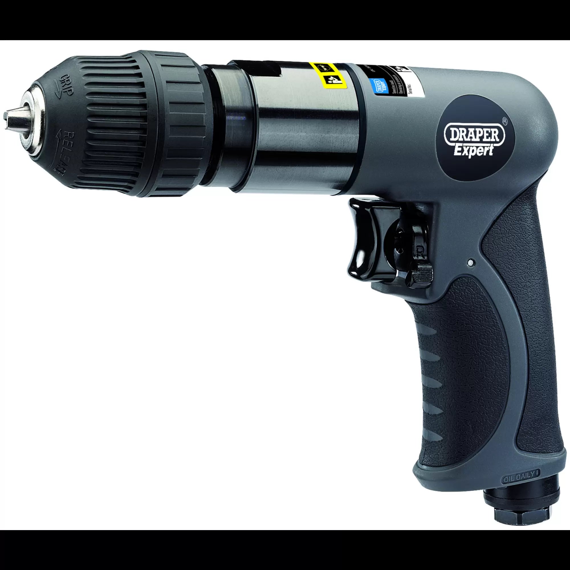 Draper Tools - 14258 - Draper Expert Composite Reversible Keyless Air Drill, 10mm