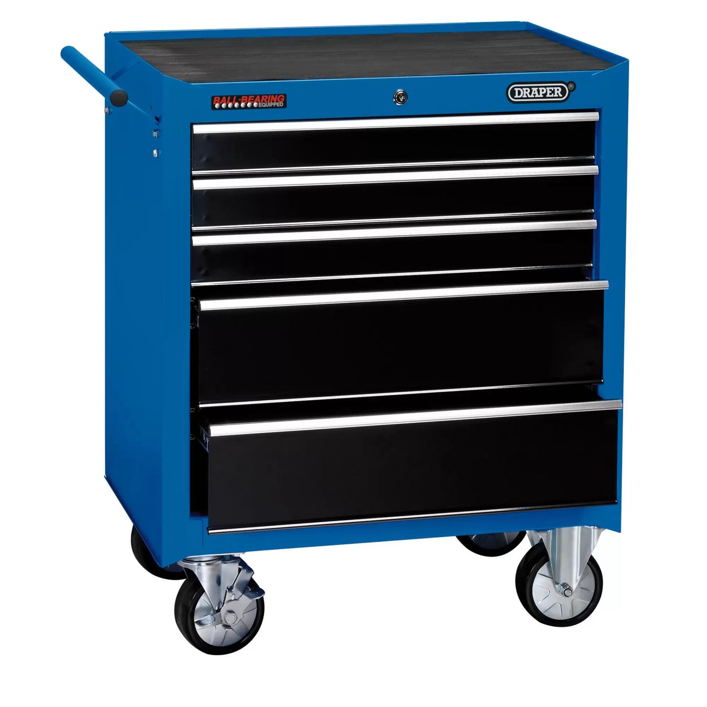 Draper Tools - 14978 - Roller Tool Cabinet, 5 Drawer, 26", Blue